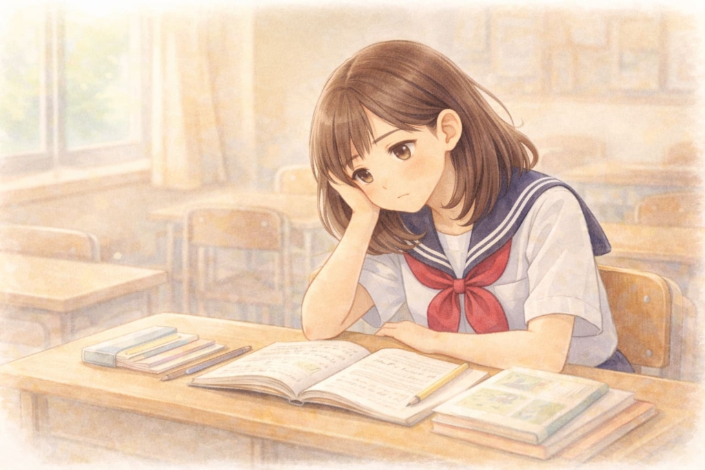 chugaku1-benkyou-tsumazuki-natsu