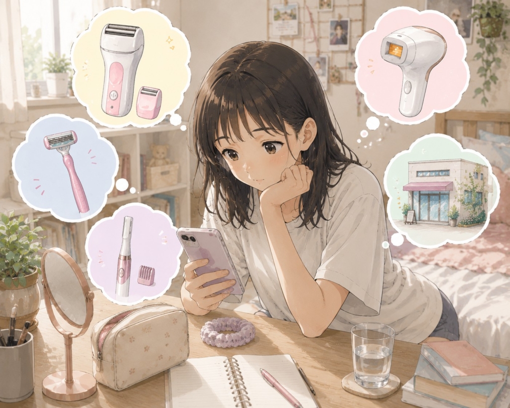 子どものムダ毛ケアの選択肢